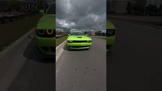 SUBLIME GREEN HELLCAT 🔥 #dodge #hellcat #hellcatchallenger #mopar