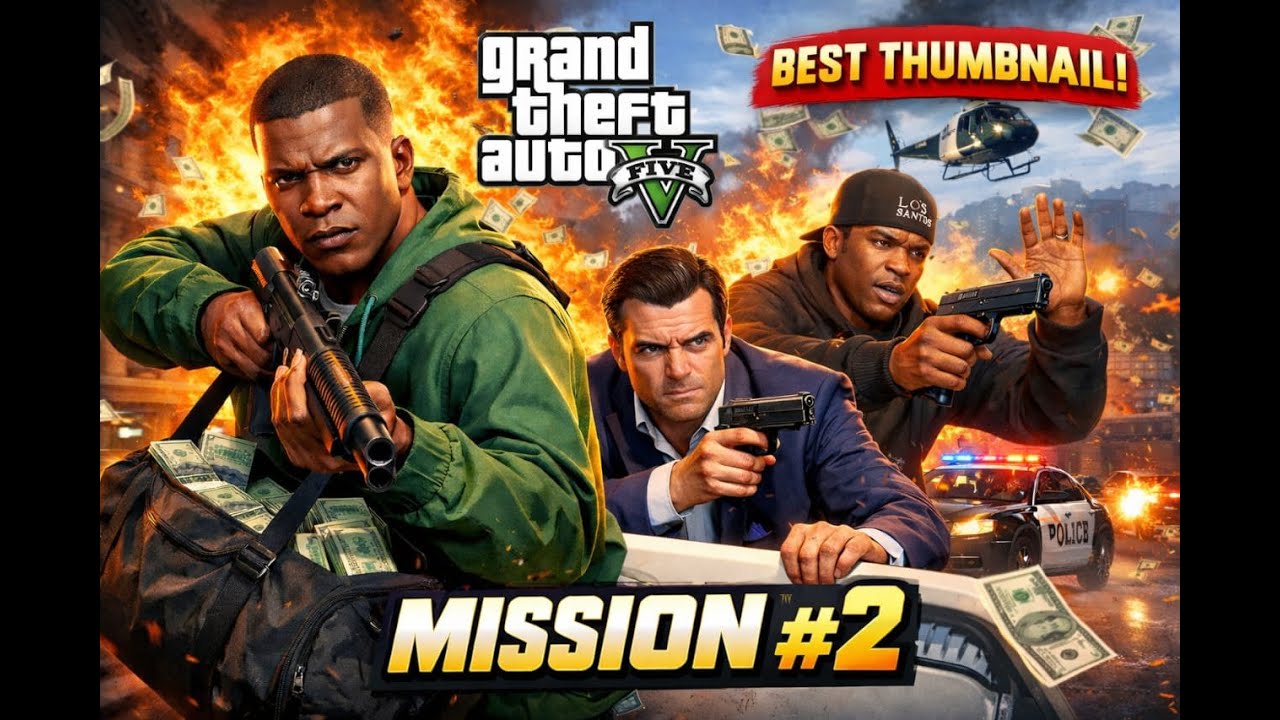 GTA 5 PC - Mission #2 - Franklin & Lamar [Gold Medal Guide - 4K 60fp