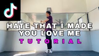 HATE THAT I MADE YOU LOVE ME-ARIANA GRANDE|STEP BY STEP TIKTOK DANCE TUTORIAL|ARVIN ARCANGEL