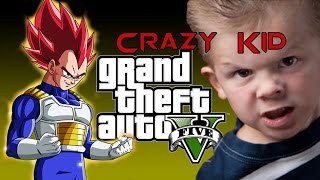 Vegeta Trolls Angry Kid On GTA 5 |HD|