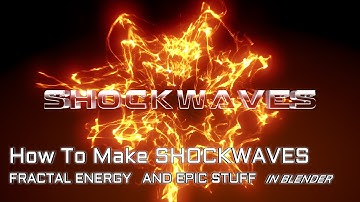 How to make epic shockwaves entirely in Blender