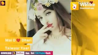 Mai Do Dhari Talvar Yaar Mere Brother Ki Dulhan Whatsapp Status