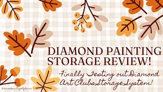 Diamond Painting Storage Review || Finally Testing Out Diamond Art Club's Storage System!