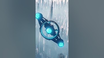 Space ship arrival - blender 3D