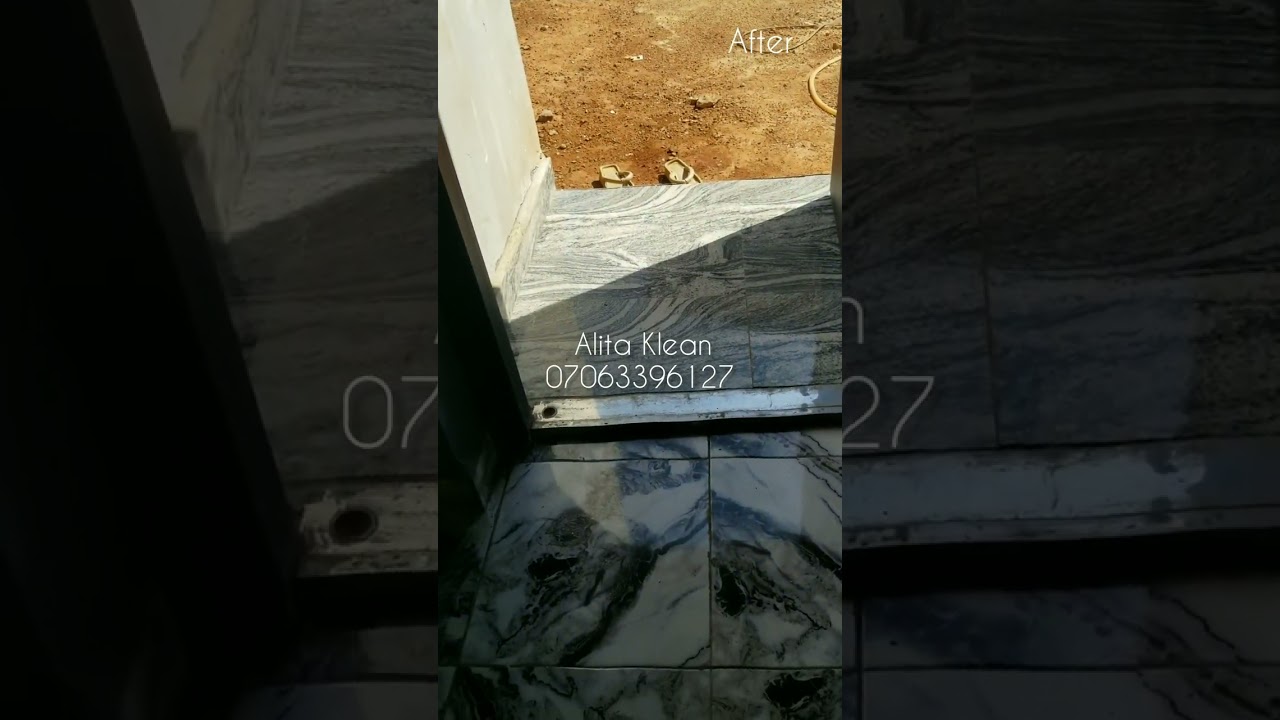 After construction cleaning for a 1 room apartment. 