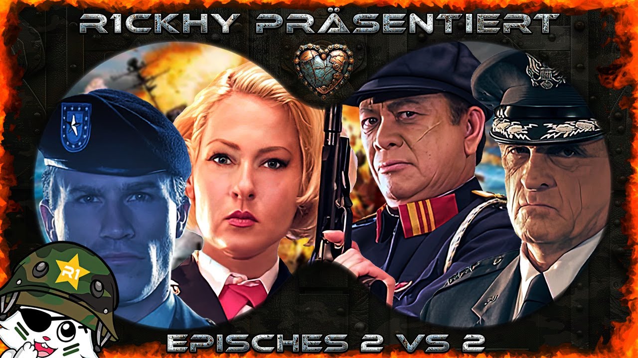 2vs2 Multiplayer - R1ckhy, Yamen VS Taiga, Misti 📢 Command & Conquer Generals Zero Hour Deutsch #51