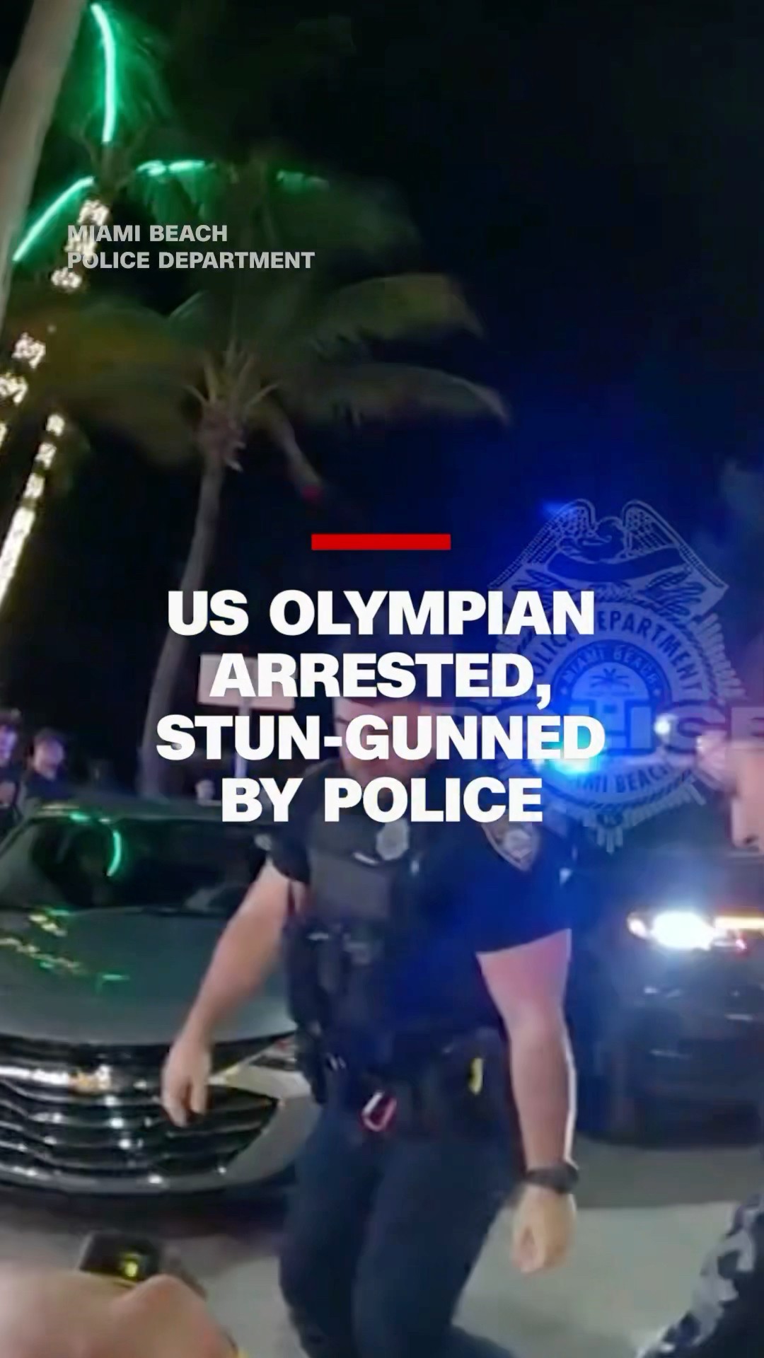 US Olympian arrested, stun-gunned by police #cnn #news