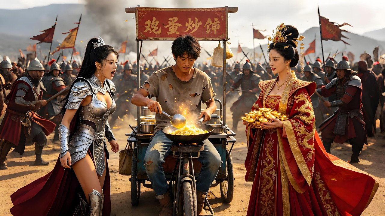 廢材小夥擺攤竟穿越，炒飯驚豔女帝