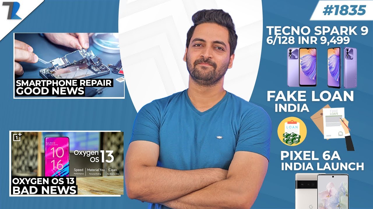 BGMI Showdown India😍,OxgenOS 13 Bad News,Fake Loans India,Tecno 6/128 Under 10k😮,