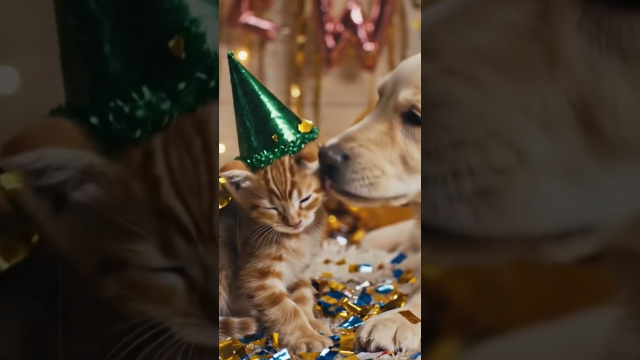 The Cutest Party of 2026! 🐾🥳 | Baby Cats & Dogs New Year Party! ✨ | 