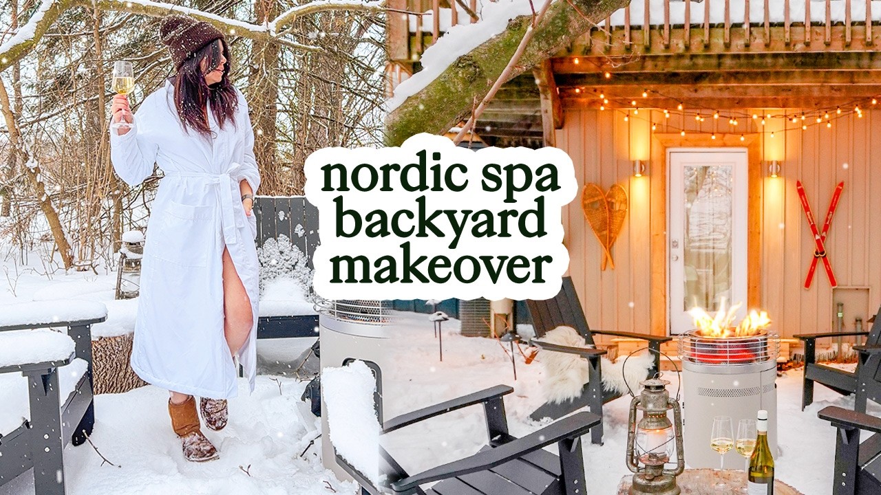 nordic-inspired backyard makeover to treat my seasonal depression