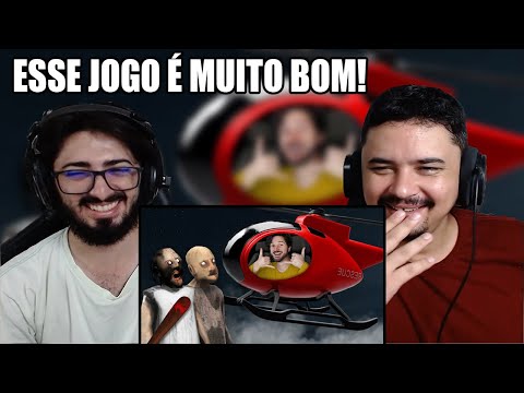 REACT EU FUGI DE HELICÓPTERO DA CASA DA GRANNY 2! | Jazzghost