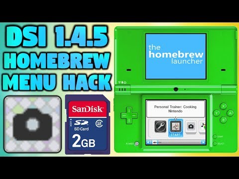 DSi Homebrew Menu On Firmware 1.4.5! (Camera App Hack)