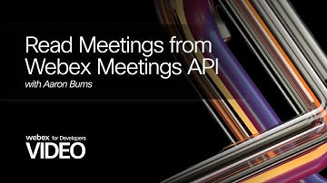Read Meetings from Webex Meetings API!