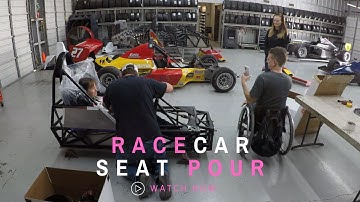 Race Car seat pour - Ashlyn Speed Custom Fit in a Formula Mazda!