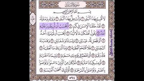 14 -  سورة البلد مكرر 5-8