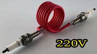 5 How to make 220volt electricity energy for free at home 100% @AmazingTechvideo