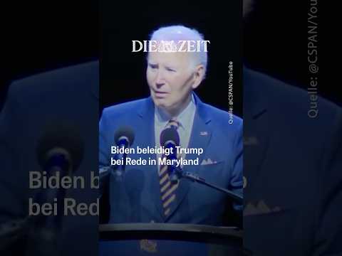 Biden über Trump: »Peinlich für das ganze Land«