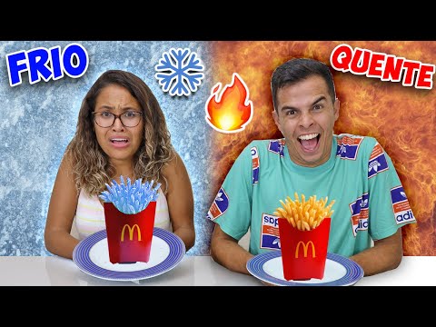 FRIO VS QUENTE! – (DESAFIO ÉPICO) – KIDS FUN