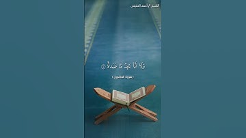 سورة الكافرون القارئ أحمد النفيس