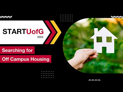START UofG Virtual Info Session: Searching for Off Campus Housing (June 22nd)