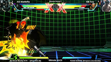 The Break #174   UMvC3 W1   AG MarlinPie VS IDB Troy