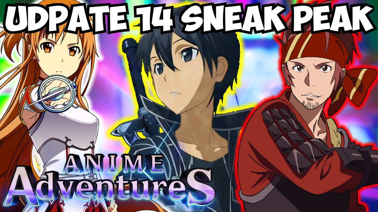 UPDATE 14 OFFICIAL TIME COMFIRMED SNEAK PEAK(SAO)ANIME ADVENTURES