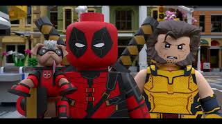 "Gently tapping the fourth wall" - a LEGO Deadpool And Wolverine animation