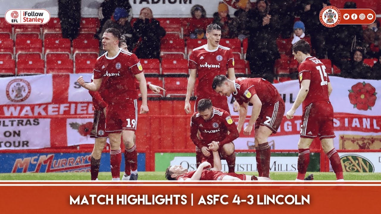 ⚽ MATCH HIGHLIGHTS | Accrington Stanley 4-3 Lincoln City - YouTube
