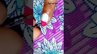 Pink And White Nail Design For Girls