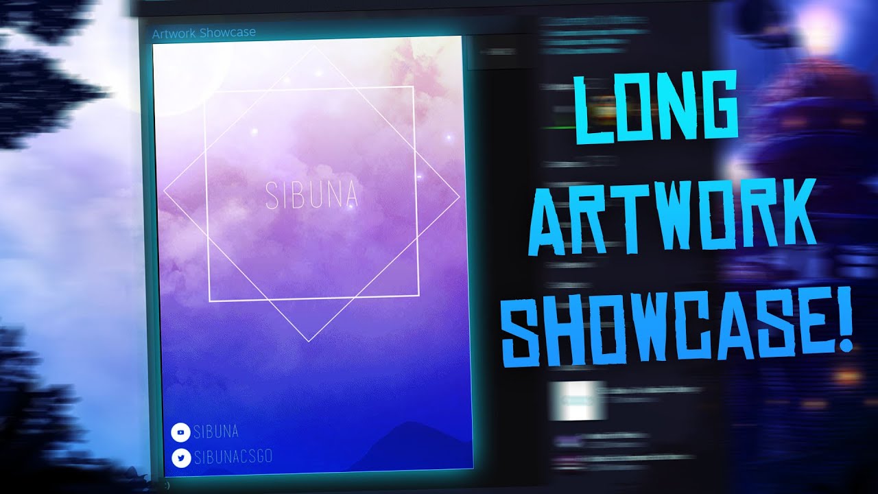 How to Make Wide/Long Steam Artwork Showcase [Part 1] 