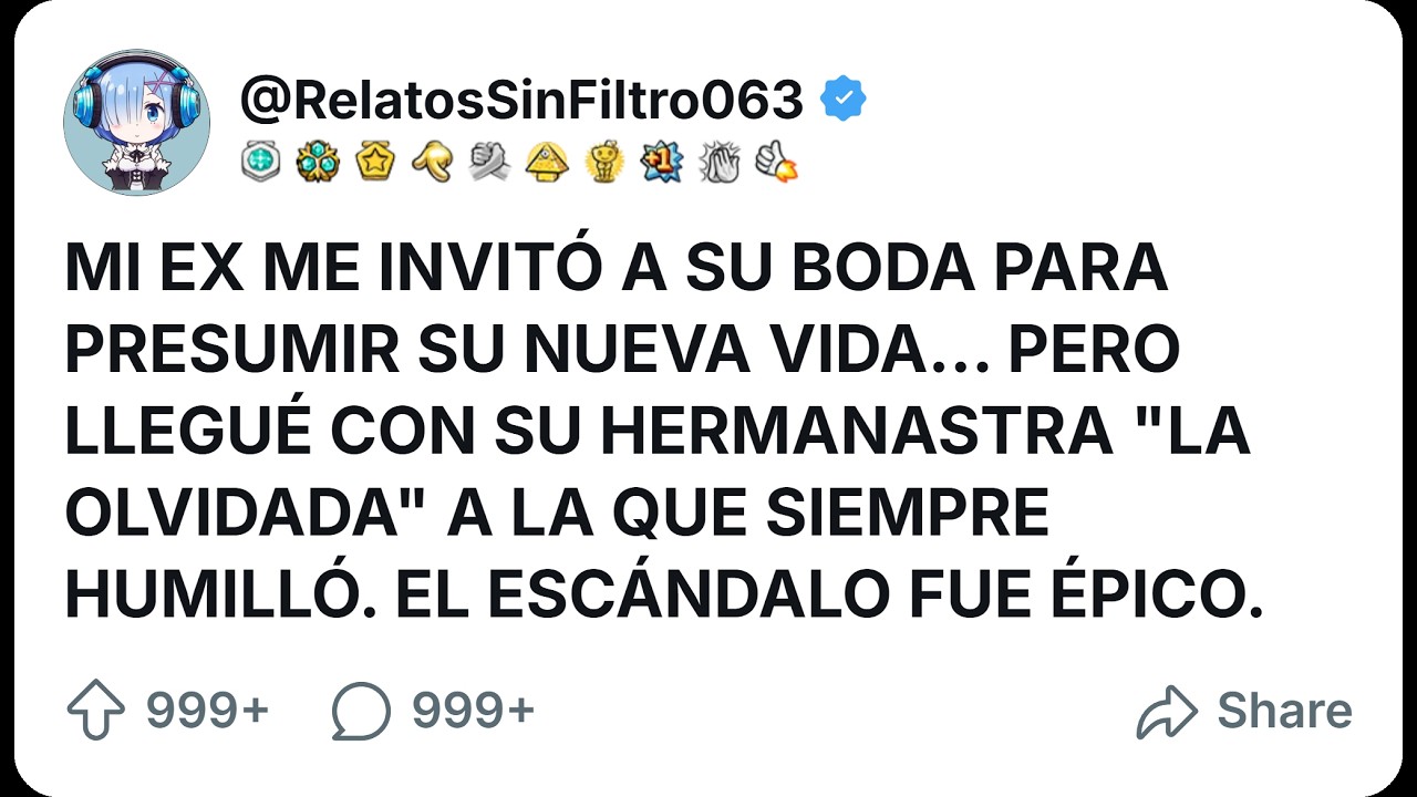 Mi Ex Me Invitó A Su Boda Para Presumir Su Nueva Vida… PERO LLEGUÉ CON SU HERMANASTRA 