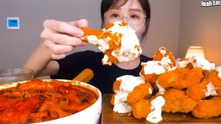 Mukbang asmr credit: Inah ❤️✨ #mukbang #asmr #food #asmrfood #chicken #crispychicken #asmreating