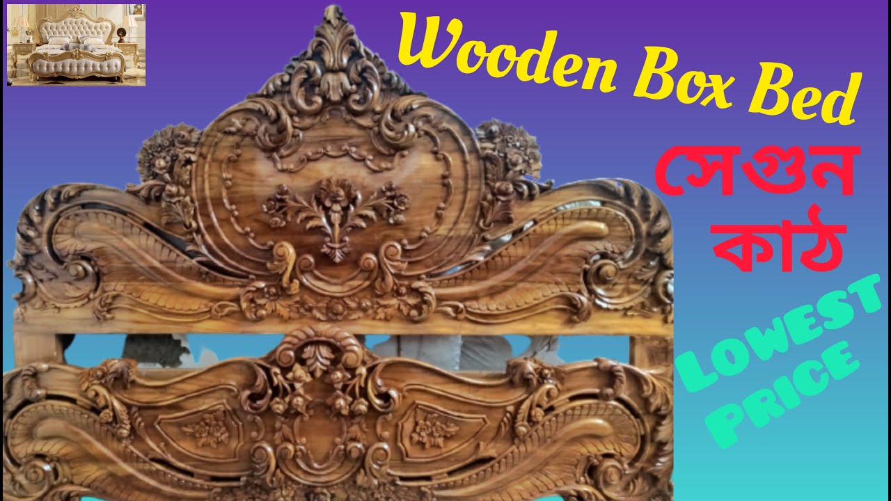 King Size Box Bed Antique Design Wooden Box Bed DesignPrice 60,000