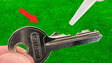 How to Make a Key That Unlocks All Locks - Brilliant Idea!