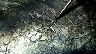 Satisfyingly MOODY Abstract Art Process: 'Decay of Light' Textured Painting (616)