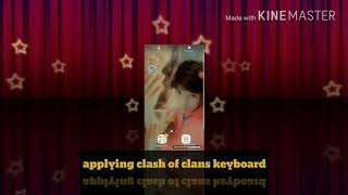 Applying clash of clans keyboard theme screenshot 1