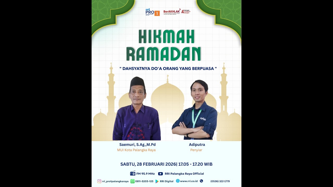 HIKMAH RAMADAN EDISI SABTU, 28 FEBRUARI 2026