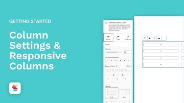 Column Settings & Responsive Columns