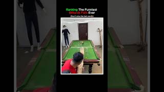 Ranking The Funniest Billiards Fails Ever #shorts