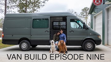 Van Build Episode 9! Installing the Backup Camera and Roof Track System! DIY T1N Sprinter Conversion
