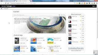 Beginners Autodesk AutoCAD 2014 Tutorial | Exchange Apps Management