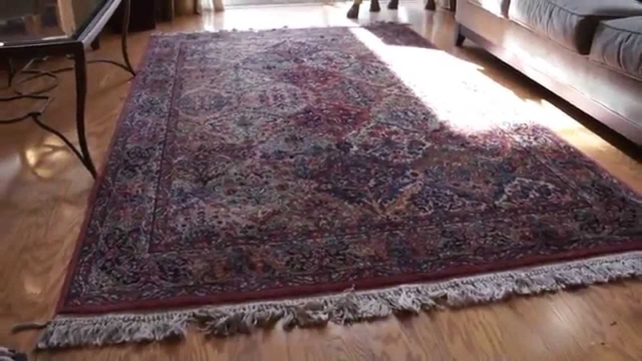 Padding for the Oriental rug sprayed with Dead Sea minerals