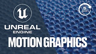 Unreal Engine Motion Graphics Tutorial | Motion Graphics Tutorial | Any Motion Pro