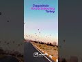 Cappadocia Hot Air Balloon Experience Sunrise Over Turkey #hotairballoon #cappadocia #turkeytravel