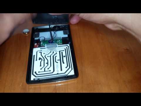 How to make a calculator coil winding counter with a retractable USB cable