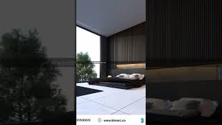 Modern Villa Bedroom, Student Project: Jefriya Hussain, Interior DesignSoftware: 3ds max2021 + vray5