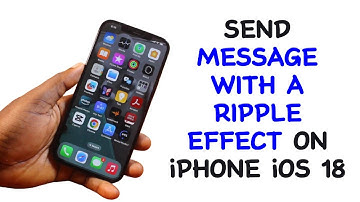How to Send Message with Ripple Effect on iPhone iOS 18