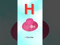 H for Hat 👒 | ABC Learning for Kids #Shorts