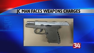 JC Man Faces Weapons Charges